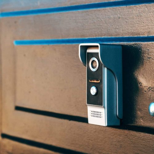 Smart home security device with video intercom technology equipment